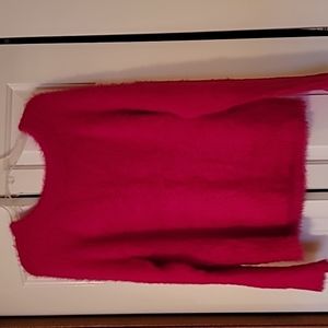 NWT Lou & Grey size medium Eyelash sweater fuchsia